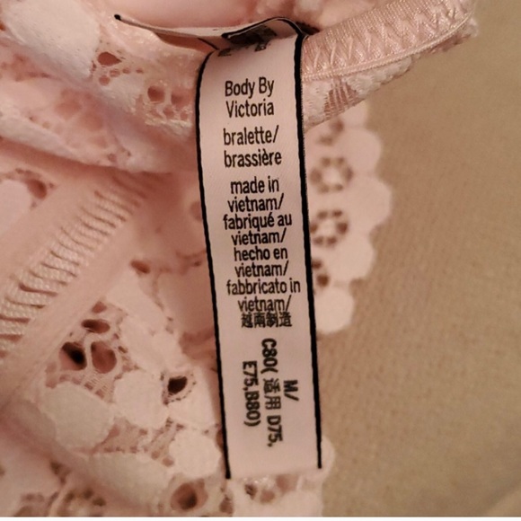 Victoria Secret Baby Pink Bralette Size M - Picture 5 of 5